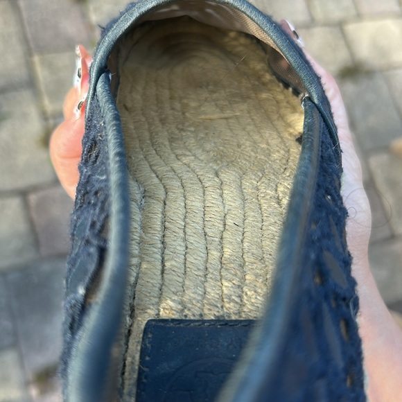 Tory Burch Rhea Lace Cutout Espadrilles - Picture 6 of 9